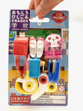 Load image into Gallery viewer, 383421 IWAKO SCHOOL ERASER CARD-1 CARD