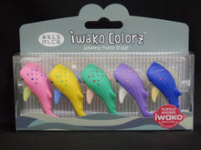 Load image into Gallery viewer, 384561 Iwako Colorz Whale Sharks-1 box of 5 Erasers