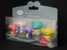 Load image into Gallery viewer, 384601 Iwako Colorz Koala -1 box of 5 Erasers