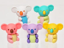 Load image into Gallery viewer, 384601 Iwako Colorz Koala -1 box of 5 Erasers