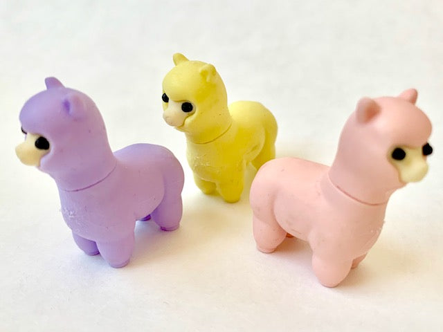 380205 IWAKO LLAMA ERASER-YELLOW-1 ERASER – IwakoUSA