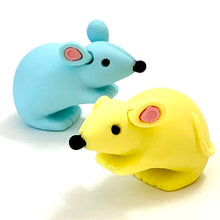 Load image into Gallery viewer, 382403 IWAKO HAMSTER HEDGEHOG MOUSE ERASER- 7 erasers
