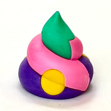 Load image into Gallery viewer, 382792 RAINBOW UNCHI POOP ERASERS-6 ERASERS