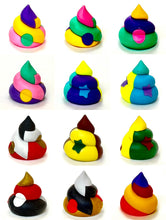 Load image into Gallery viewer, 382792 RAINBOW UNCHI POOP ERASERS-6 ERASERS