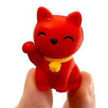 Load image into Gallery viewer, 380144 MANEKI WELCOME CAT ERASER-RED-1 ERASER