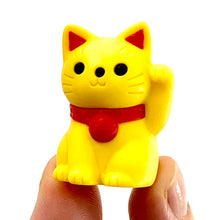 Load image into Gallery viewer, 380147 MANEKI WELCOME CAT ERASER-YELLOW-1 ERASER