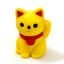 Load image into Gallery viewer, 380147 MANEKI WELCOME CAT ERASER-YELLOW-1 ERASER