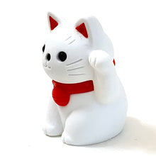 Load image into Gallery viewer, 380146 MANEKI WELCOME CAT ERASER-WHITE-1 ERASER