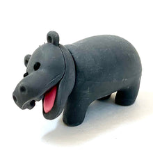 Load image into Gallery viewer, 380052 Iwako Hippo Eraser 2 colors-2 erasers
