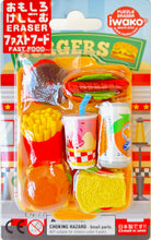 Load image into Gallery viewer, 383311 IWAKO FAST FOOD ERASER CARD-1 CARD