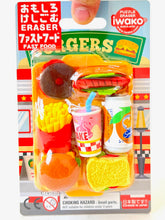 Load image into Gallery viewer, 383311 IWAKO FAST FOOD ERASER CARD-1 CARD