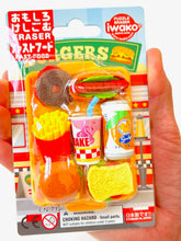 Load image into Gallery viewer, 383311 IWAKO FAST FOOD ERASER CARD-1 CARD