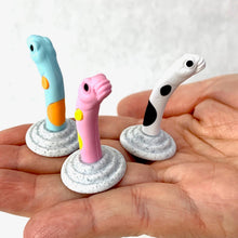 Load image into Gallery viewer, 381827 IWAKO GARDEN EEL ERASERS-ASSORTED 3 COLORS-3 erasers