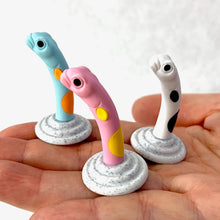 Load image into Gallery viewer, 381827 IWAKO GARDEN EEL ERASERS-ASSORTED 3 COLORS-3 erasers