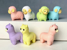 Load image into Gallery viewer, 380202 IWAKO SHEEP & LLAMA ERASERS-ASSORTED-7 erasers
