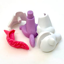 Load image into Gallery viewer, 384521 IWAKO Colorz Unicorns -1 box of 5 Erasers