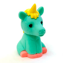 Load image into Gallery viewer, 384521 IWAKO Colorz Unicorns -1 box of 5 Erasers