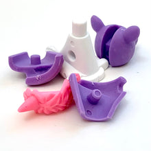 Load image into Gallery viewer, 384521 IWAKO Colorz Unicorns -1 box of 5 Erasers