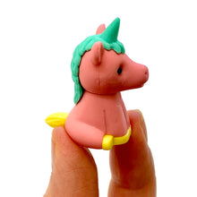 Load image into Gallery viewer, 384521 IWAKO Colorz Unicorns -1 box of 5 Erasers
