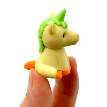Load image into Gallery viewer, 384521 IWAKO Colorz Unicorns -1 box of 5 Erasers