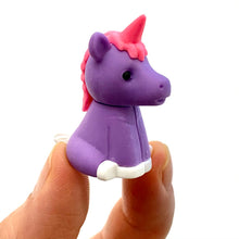 Load image into Gallery viewer, 384521 IWAKO Colorz Unicorns -1 box of 5 Erasers