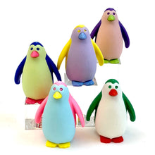 Load image into Gallery viewer, 384591 Iwako Colorz Penguin -1 box of 5 Erasers