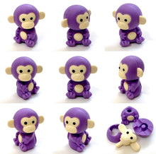 Load image into Gallery viewer, 384551 Iwako Colorz Monkey -1 box of 5 Erasers