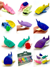 Load image into Gallery viewer, 384561 Iwako Colorz Whale Sharks-1 box of 5 Erasers