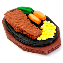 Load image into Gallery viewer, 383641 IWAKO STEAK DINNER RESTAURANT TRIPLE IWAKO PUZZLE ERASERS-1 bag of 3 erasers