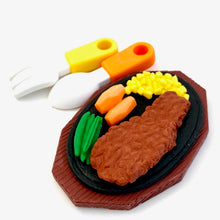 Load image into Gallery viewer, 383644 IWAKO STEAK DINNER ERASER SET - 3 ERASERS IN 1 BAG