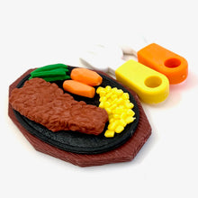 Load image into Gallery viewer, 383644 IWAKO STEAK DINNER ERASER SET - 3 ERASERS IN 1 BAG
