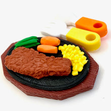 Load image into Gallery viewer, 383644 IWAKO STEAK DINNER ERASER SET - 3 ERASERS IN 1 BAG