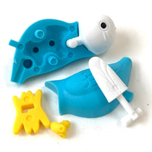 Load image into Gallery viewer, 380055 Iwako Parakeet Eraser-BLUE-1 Eraser