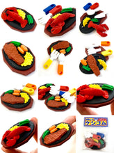 Load image into Gallery viewer, 383644 IWAKO STEAK DINNER ERASER SET - 3 ERASERS IN 1 BAG