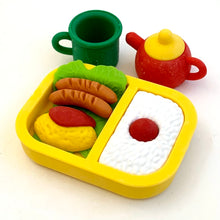 Load image into Gallery viewer, 383641 IWAKO STEAK DINNER RESTAURANT TRIPLE IWAKO PUZZLE ERASERS-1 bag of 3 erasers