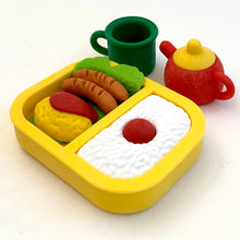 Load image into Gallery viewer, 383641 IWAKO STEAK DINNER RESTAURANT TRIPLE IWAKO PUZZLE ERASERS-1 bag of 3 erasers
