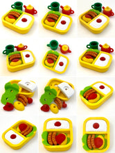 Load image into Gallery viewer, 383642 IWAKO BENTO BOX TRIPLE IWAKO PUZZLE ERASERS-1 bag of 3 erasers