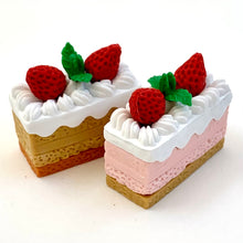 Load image into Gallery viewer, 381476 IWAKO SQUARE CAKE ERASER-CHOCOLATE-1 ERASER
