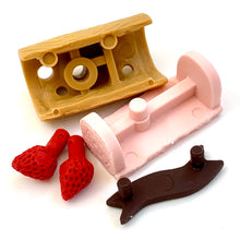 Load image into Gallery viewer, 381485 IWAKO LOG CAKE ERASER-BROWN-1 eraser