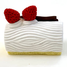 Load image into Gallery viewer, 381484 IWAKO LOG CAKE ERASER-WHITE-1 eraser