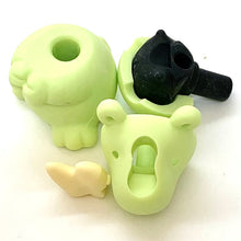 Load image into Gallery viewer, 382258 IWAKO RHINO ERASER-GREEN-1 erasers
