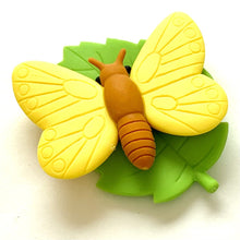 Load image into Gallery viewer, 3821943 IWAKO YELLOW BUTTERFLY ERASER-1 Eraser