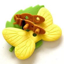 Load image into Gallery viewer, 3821943 IWAKO YELLOW BUTTERFLY ERASER-1 Eraser