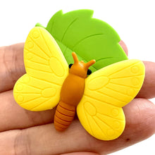 Load image into Gallery viewer, 3821943 IWAKO YELLOW BUTTERFLY ERASER-1 Eraser