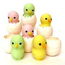 Load image into Gallery viewer, 382422 Iwako Baby Chick Erasers-3 erasers