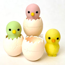 Load image into Gallery viewer, 382422 Iwako Baby Chick Erasers-3 erasers