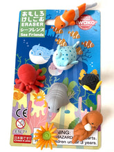 Load image into Gallery viewer, 383131 SEA FRIENDS ERASER CARD-1 CARD