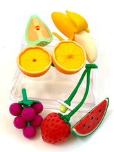 Load image into Gallery viewer, 38412 FRUIT ERASER BOX SET-1 box of 6-7 erasers - YELLOW WATERMELON