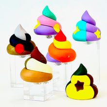 Load image into Gallery viewer, 383512 IWAKO RAINBOW UNCHI POOP ERASER CARD-1 CARD