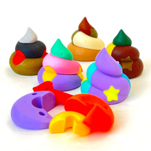 Load image into Gallery viewer, 383512 IWAKO RAINBOW UNCHI POOP ERASER CARD-1 CARD